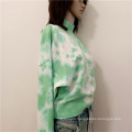 2021 New Arrivals Print Tie-dyed Shirts Women's Blouse Yoga Sportswear